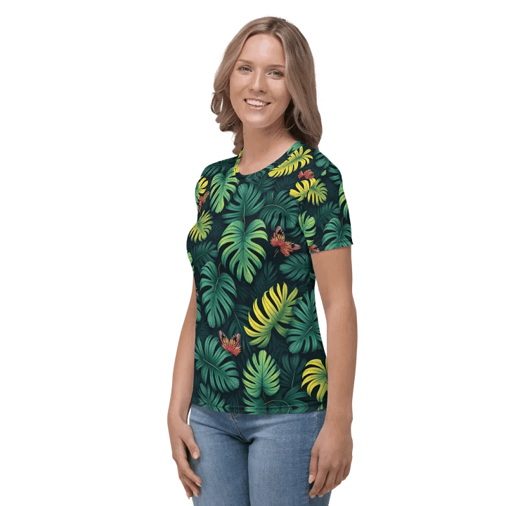 Tropical Jungle Dreams Women's Crew Neck Tee product image (2)