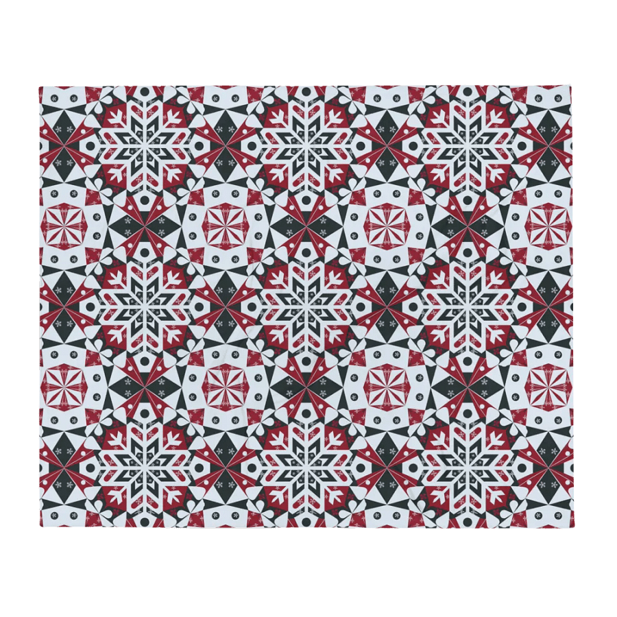 Snowflake patterned Throw Blanket product image (1)
