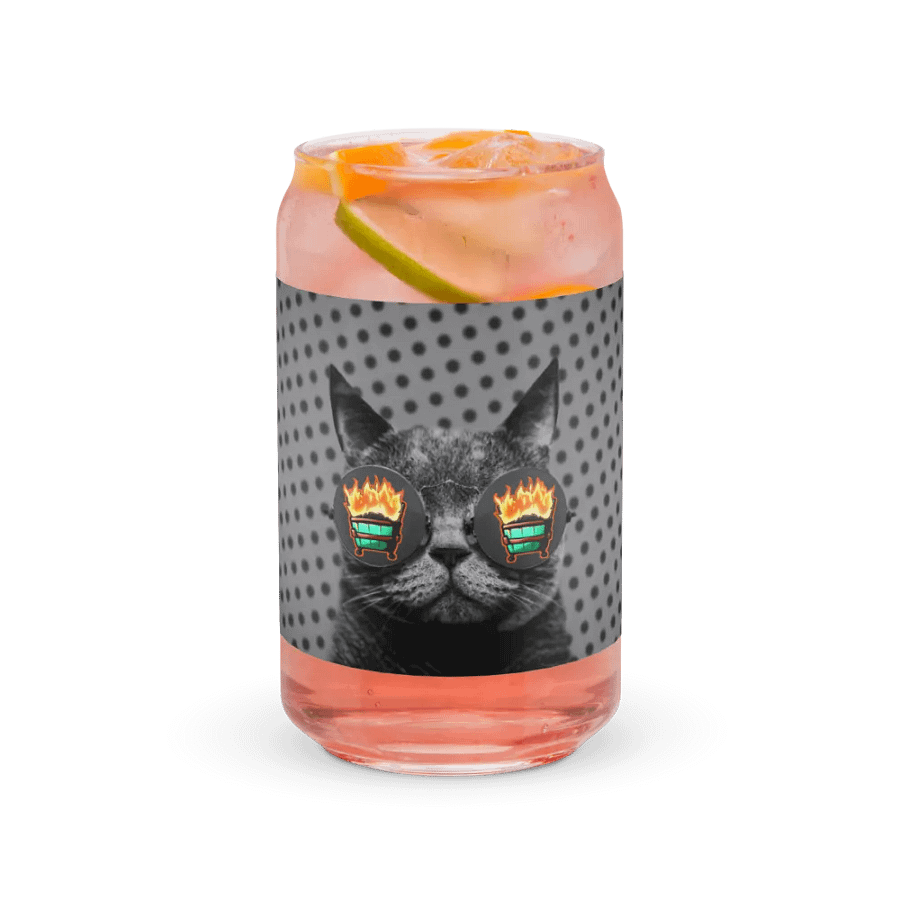 Cool Cat can glass product image (37)