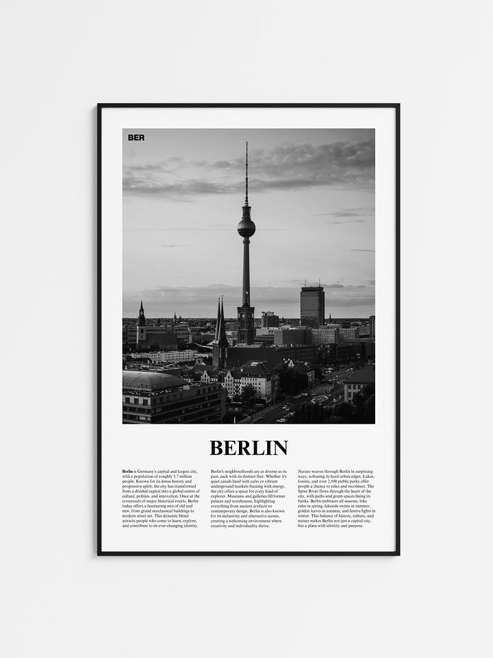 Berlin 01 Newspaper Poster product image (1)