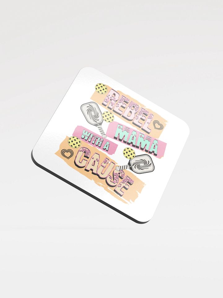 Rebel Mama With A Cause Pickleball Coaster Set product image (2)
