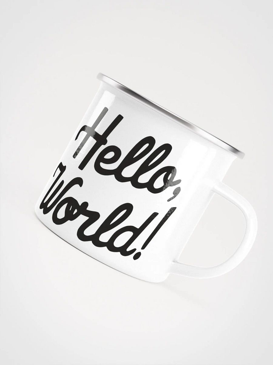 Hello World! Enamel Mug: A Coder's First Cheers product image (5)