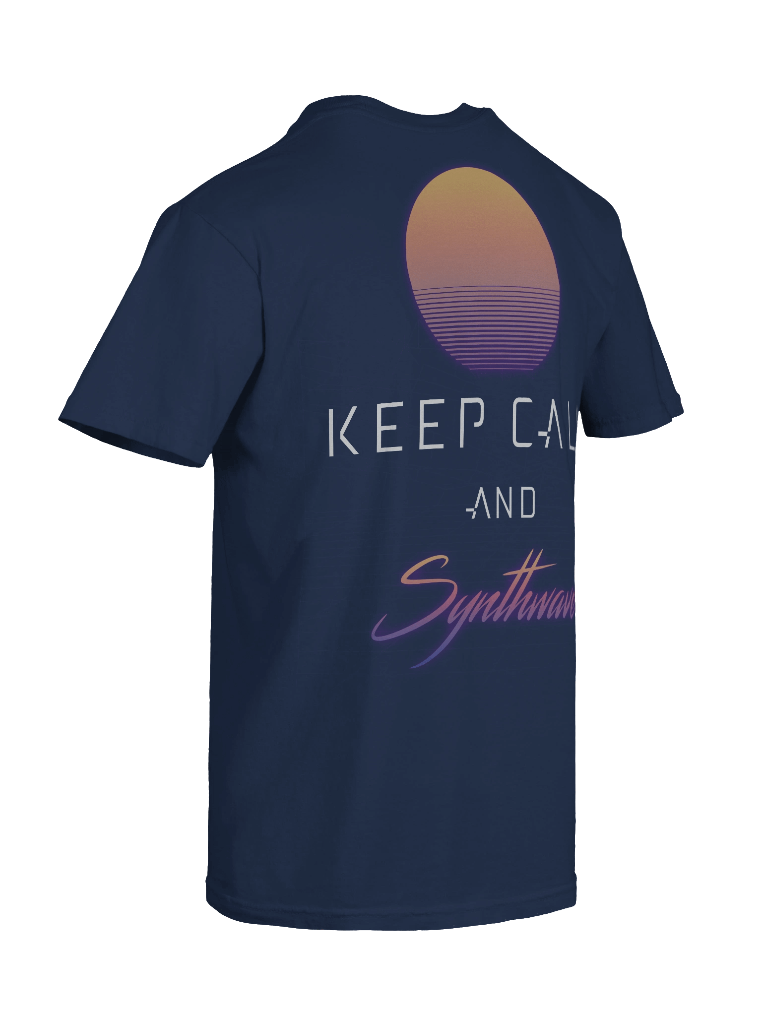 Keep Calm and Synthwave Men's Tee product image (10)
