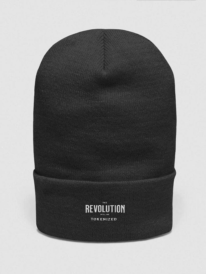 The Revolution Will Be Tokneized -Beanie product image (2)