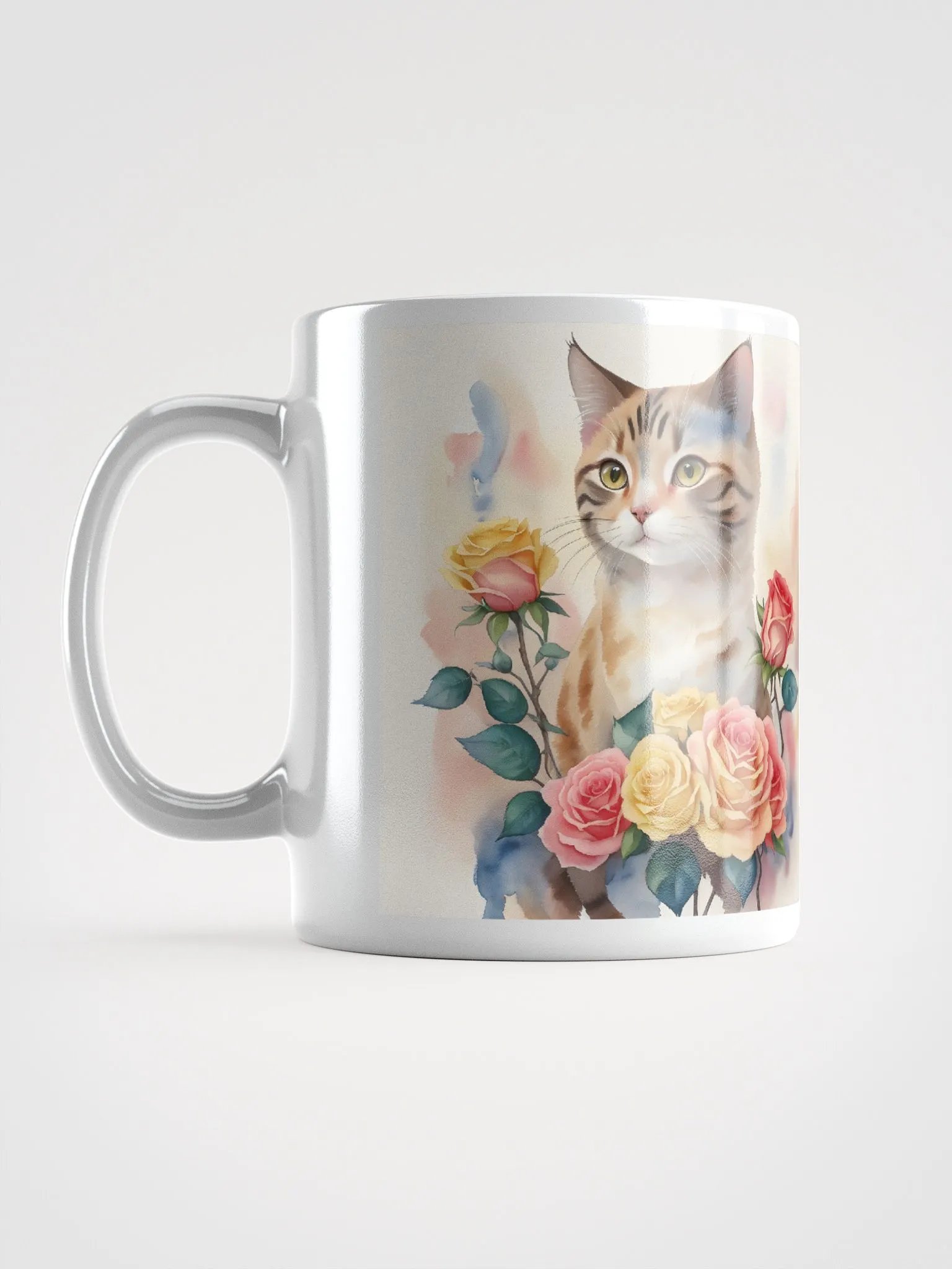 Whimsical Tabby Rose Mug product image (12)