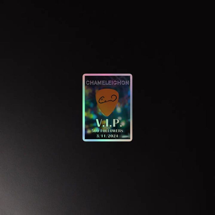 LIMITED EDITION - 500 Follower Holographic Sticker product image (2)
