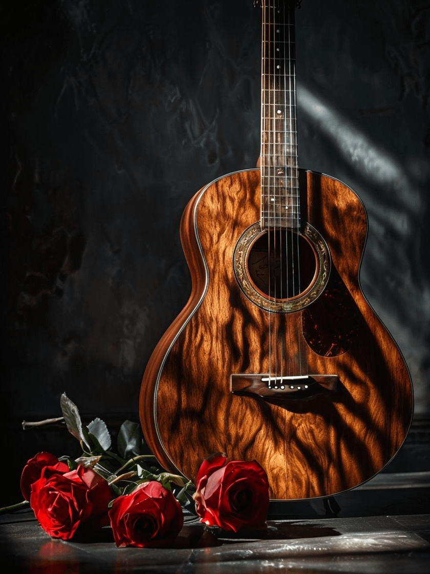 Roses and Strings Framed Poster product image (1)