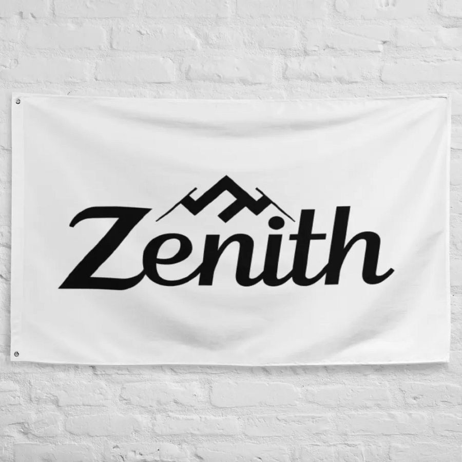 White Zenith All-Over Print Flag with Mountain Design - 34.5x56 inches product image (10)