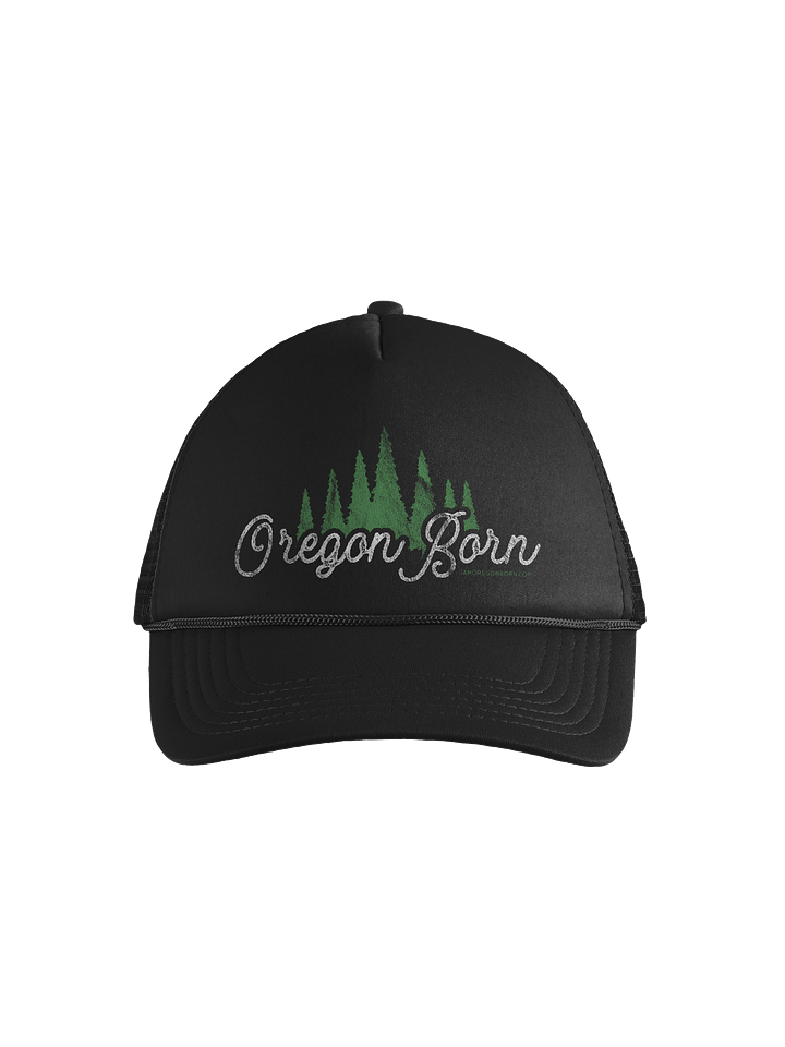 Oregon Born with Trees Foam Trucker Hat product image (1)