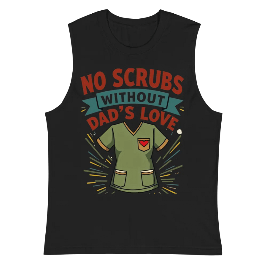 Dad's Love Medical Scrubs Muscle Tank product image (3)