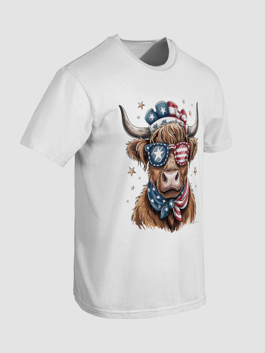 Men's Highland Coo July 4th T-Shirt product image (7)