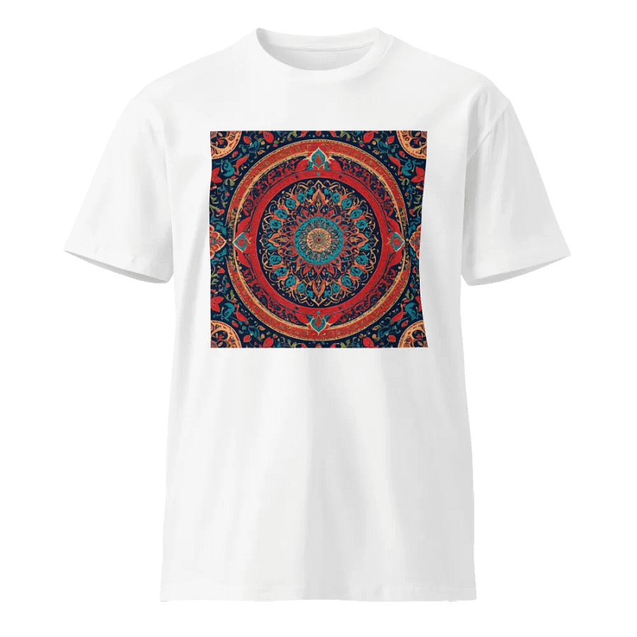 T-Shirt with Persian Carpet Design Mix of Beautiful Colors product image (1)