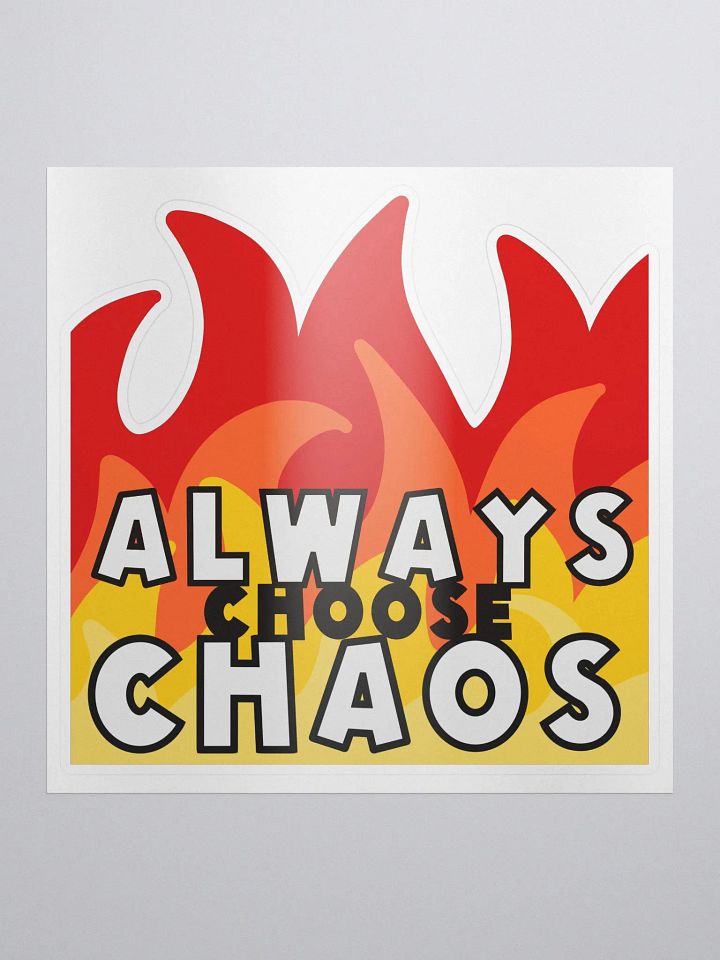 Chaos Kiss Cut Sticker product image (1)