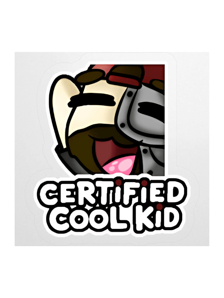 Certified Cool Kid Sticker product image (2)
