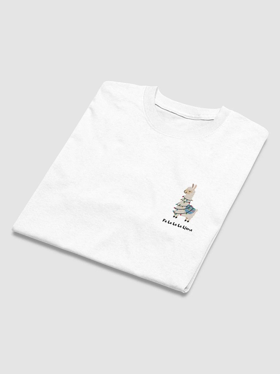 Christmas Women's T-Shirt | fa la la la llama | small print product image (3)