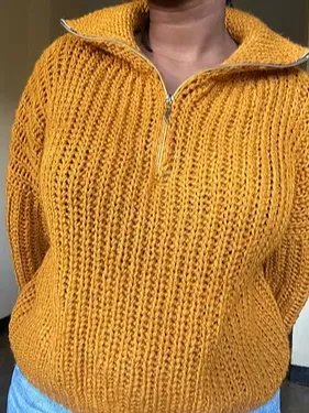 Crochet Zipline Sweater Pattern product image (2)