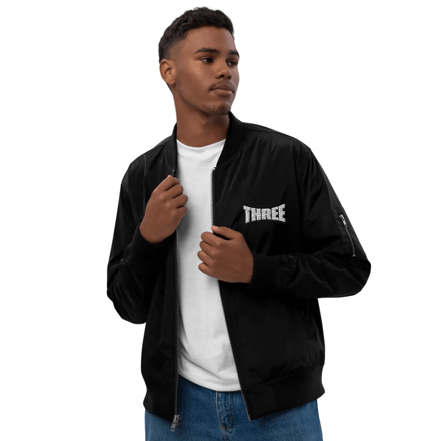 THREE SET WORLDWIDE - Premium Bomber Jacket product image (40)