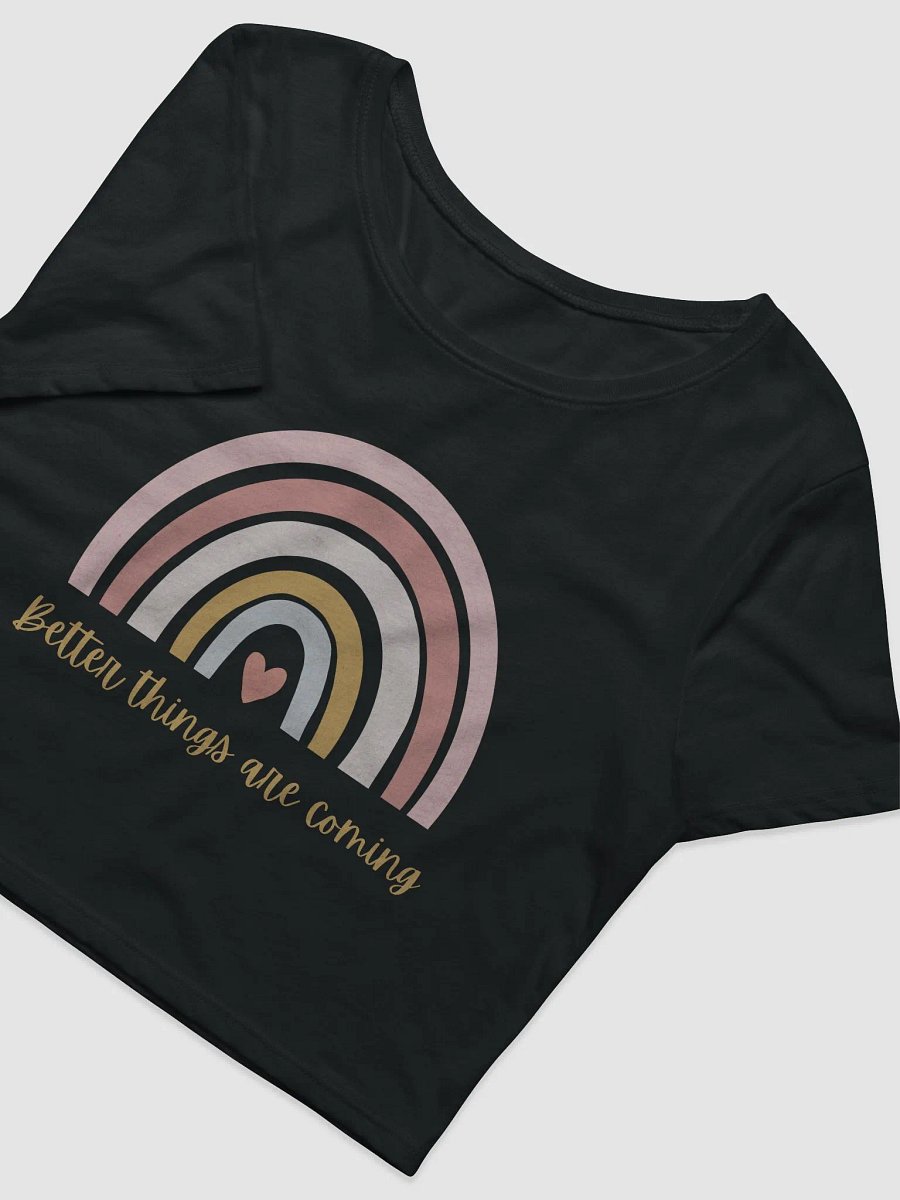Rainbow Heart Crop Tee product image (6)