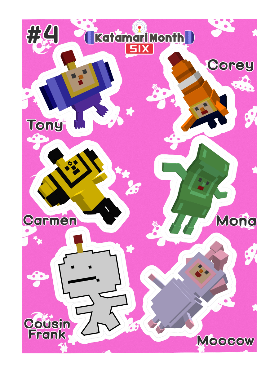 KDM6 OC Cousin Sticker Sheet #4 product image (3)