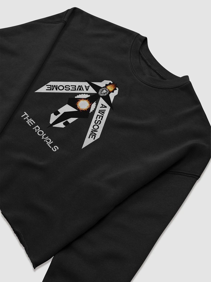 Lion Penguin Flame Crop Sweatshirt product image (5)