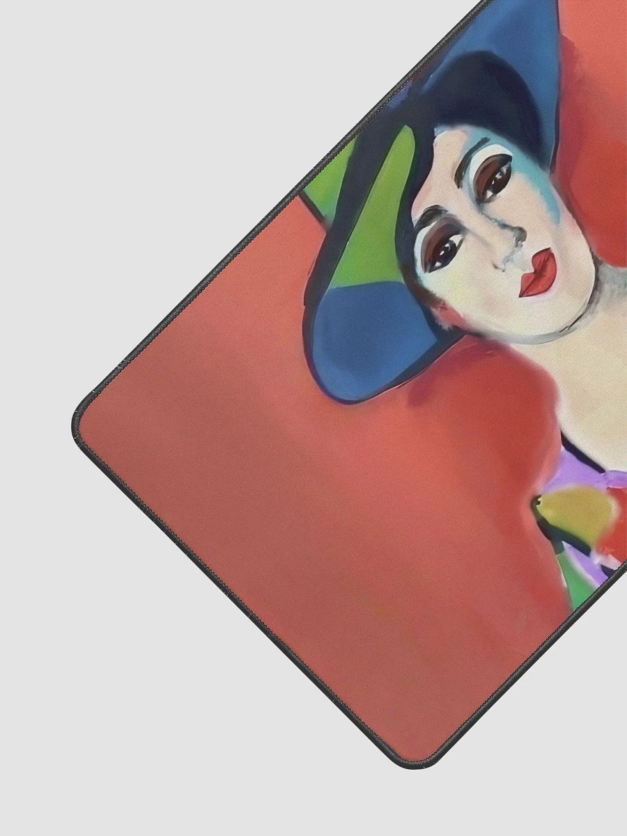 Donna with Hat Desk Mat product image (3)