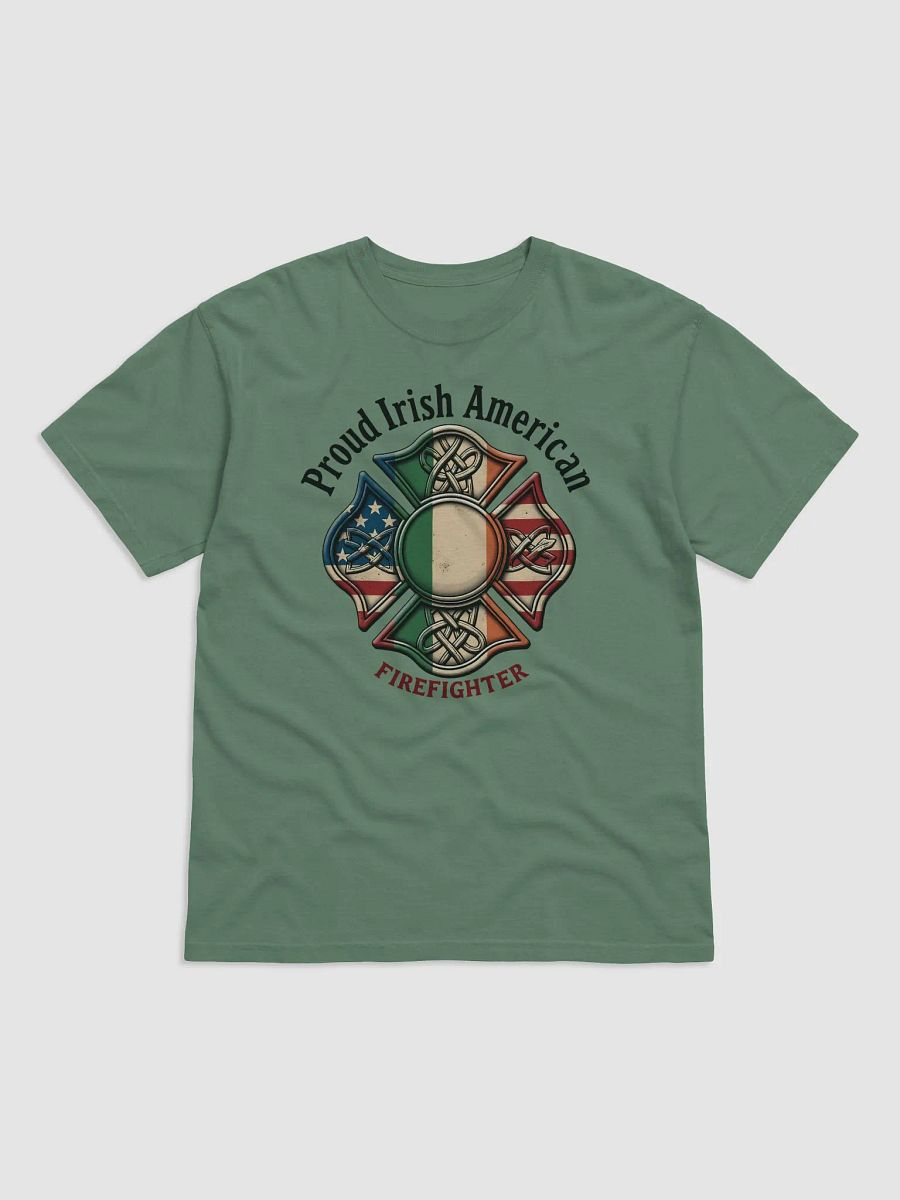 Proud Irish American Firefighter T-Shirt product image (2)