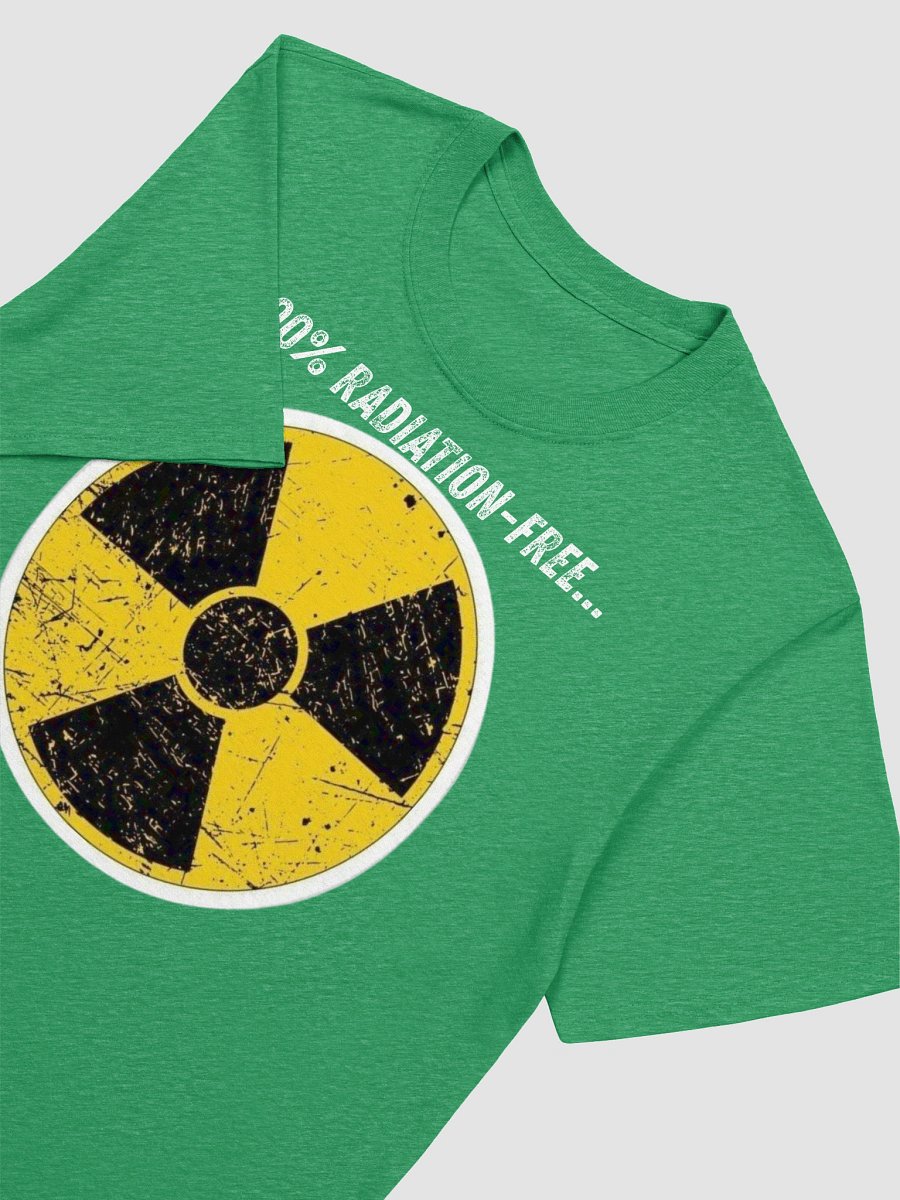 100% Radiation-Free T-Shirt - Funny Nuclear Hazard Symbol product image (5)