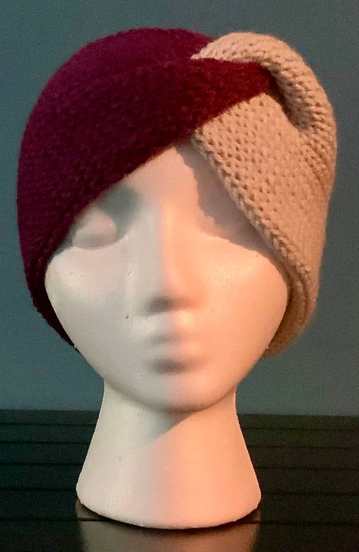 Mixed Berry and light grey Ear Warmers Regular Width product image (1)
