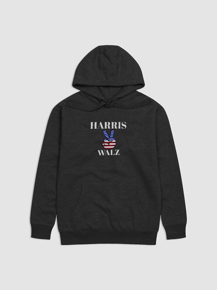 Harris Victory Peace Sign Walz Hoodie product image (5)