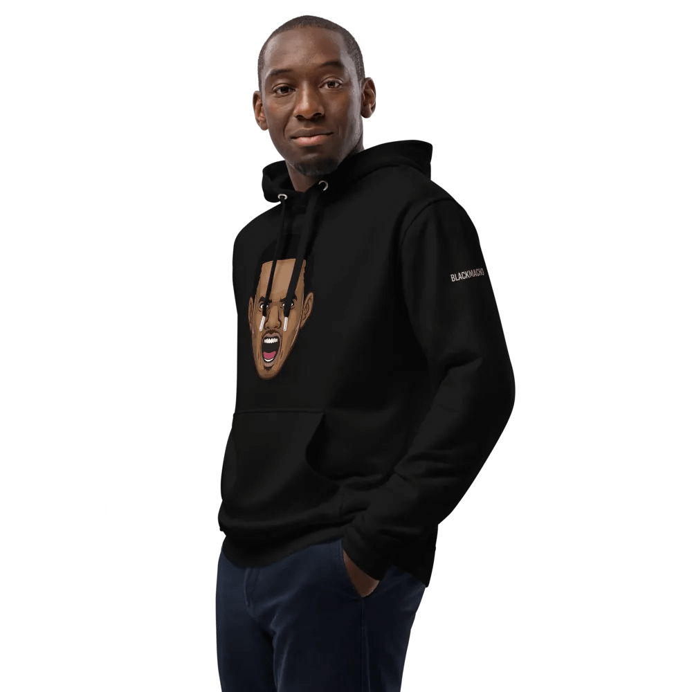 Black Macho YouTube Hoodie product image (10)