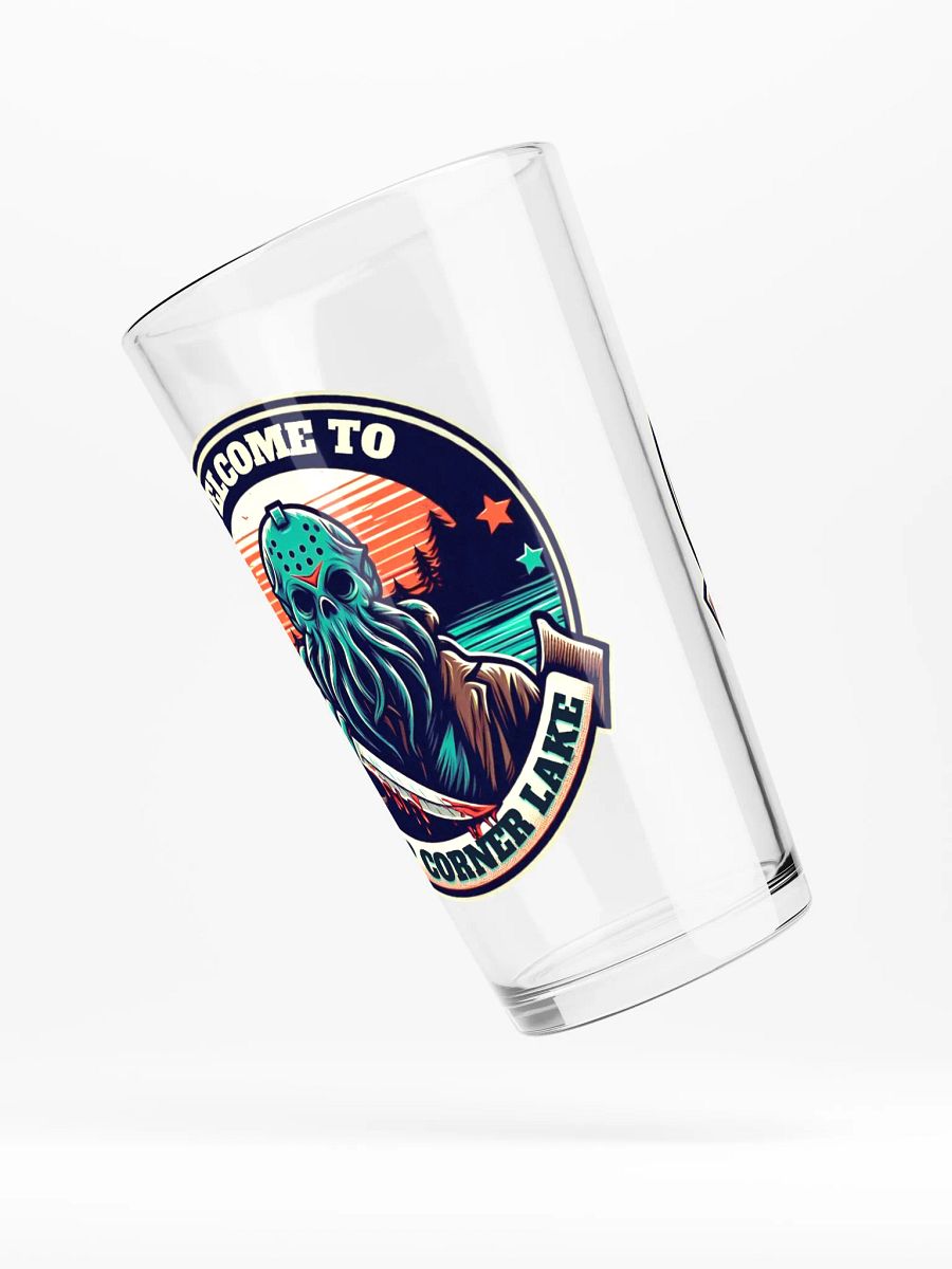Welcome to Camp Corner Lake Pint Glass product image (4)
