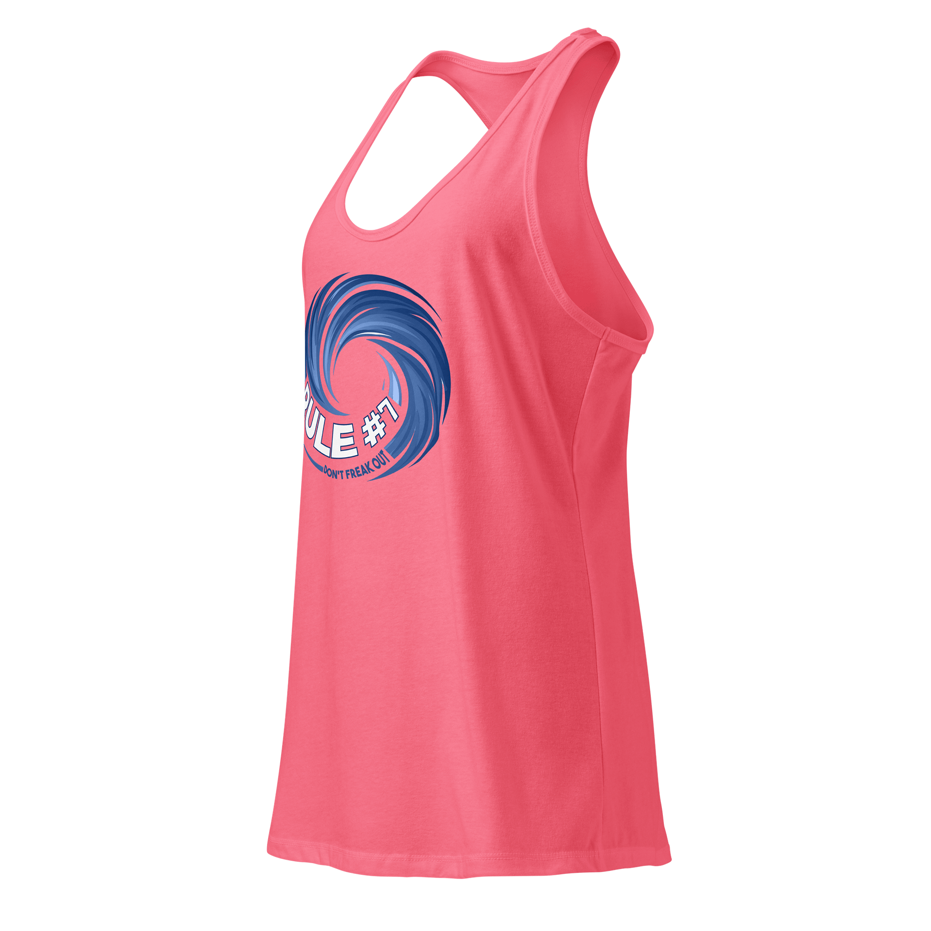 Rule #7 Tank Top Blue and White product image (11)