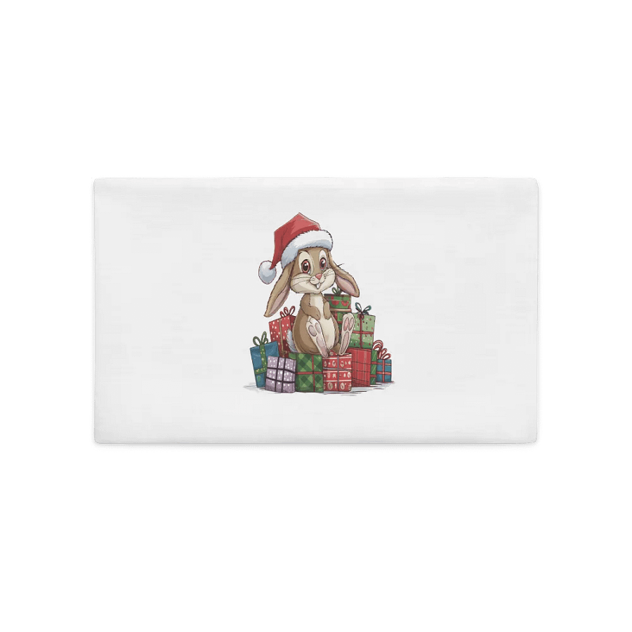 Santa Bunny All-Over Print Premium Pillow Case product image (1)