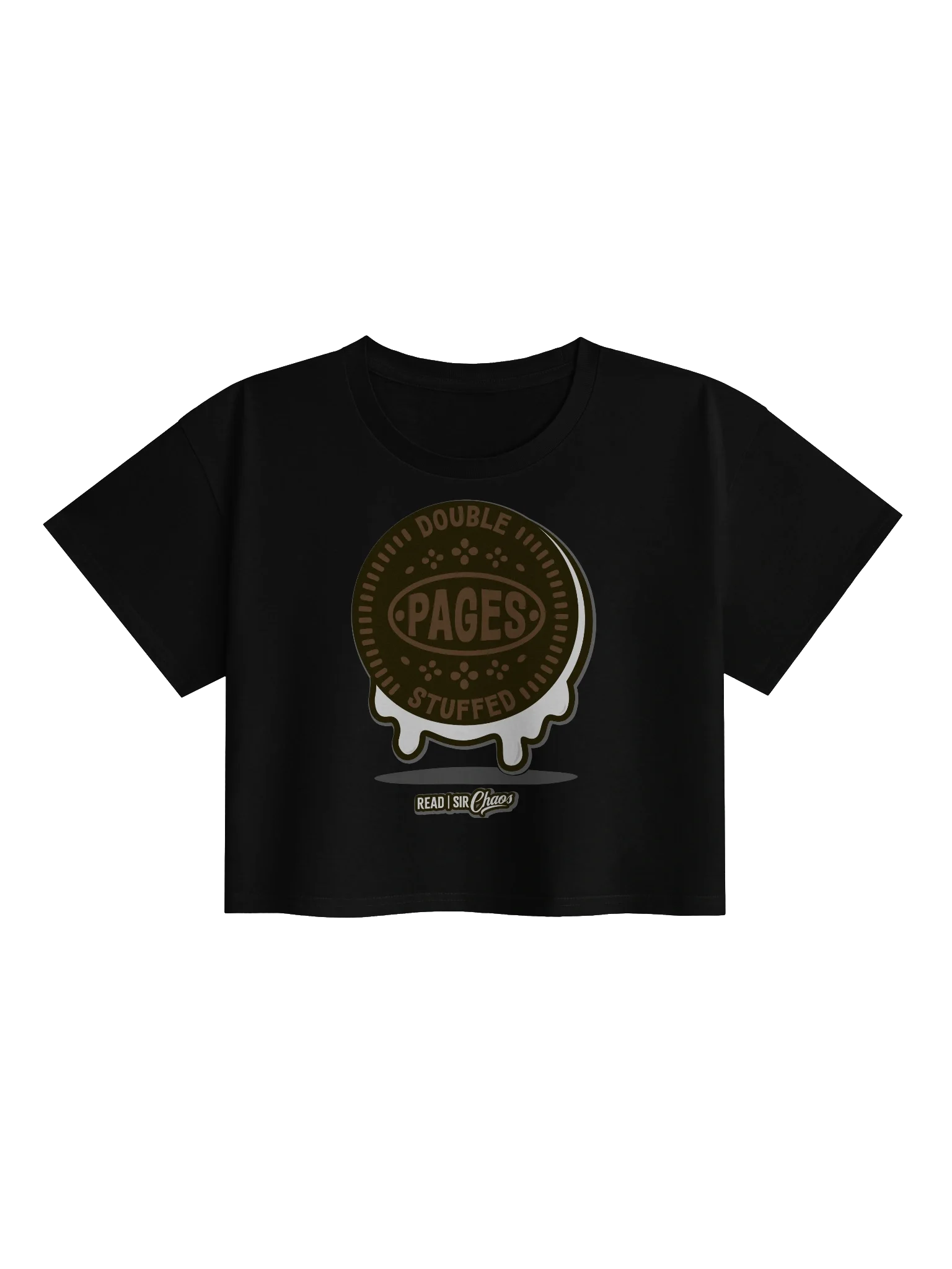 Double-Stuffed Pages Cookie Cropped Tshirt product image (1)