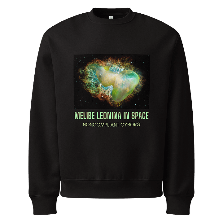 Melibe leonina in Space with text Sweatshirt product image (1)