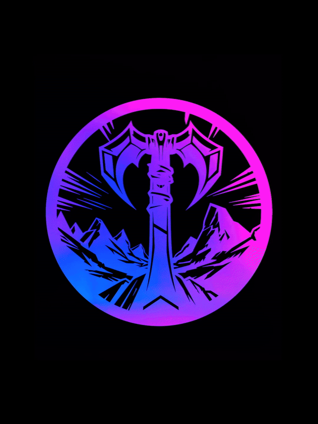 D&D - BARBARIAN - Luminous Design product image (1)
