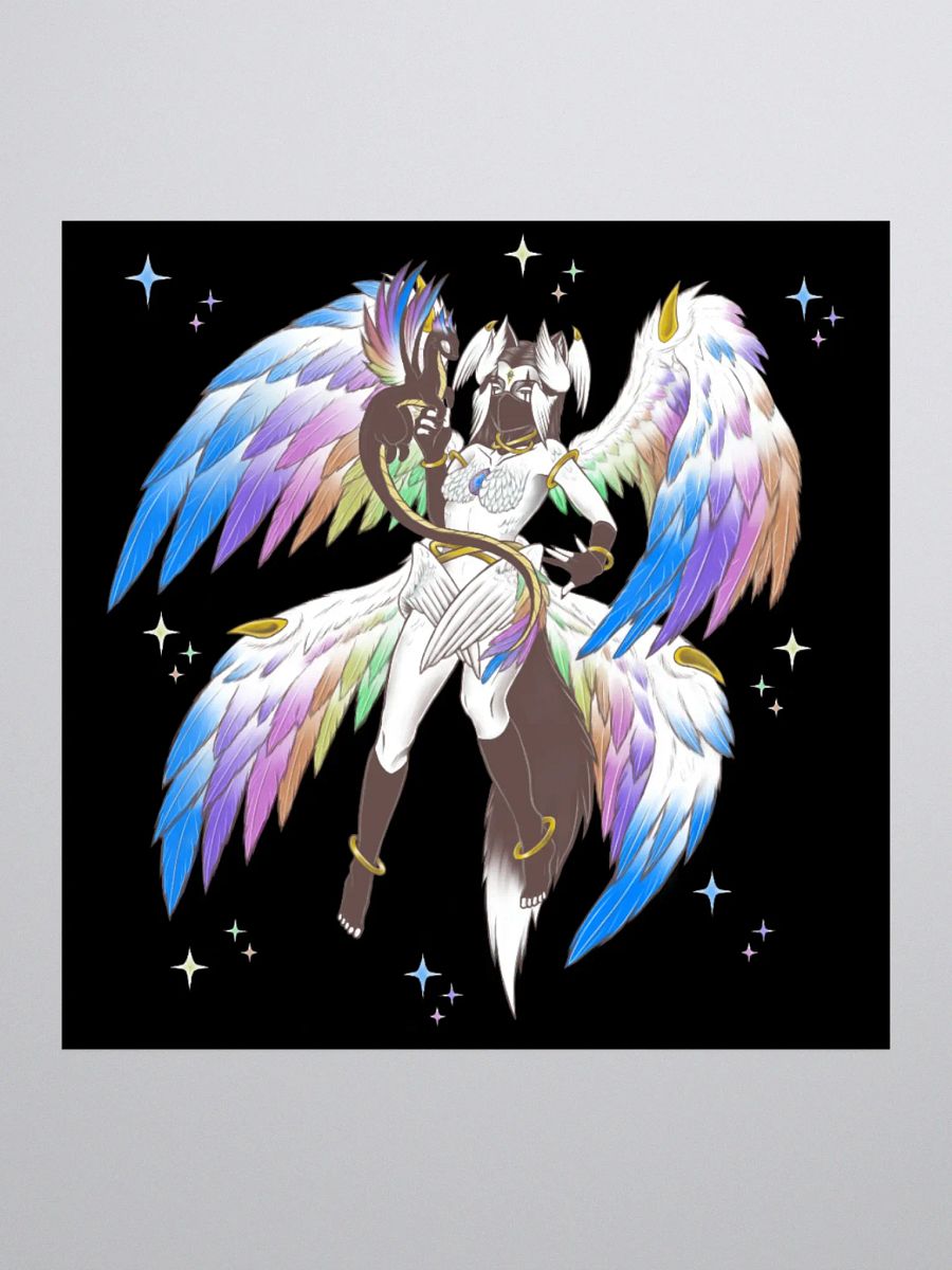 Rainbow Pride Angel Sticker product image (1)