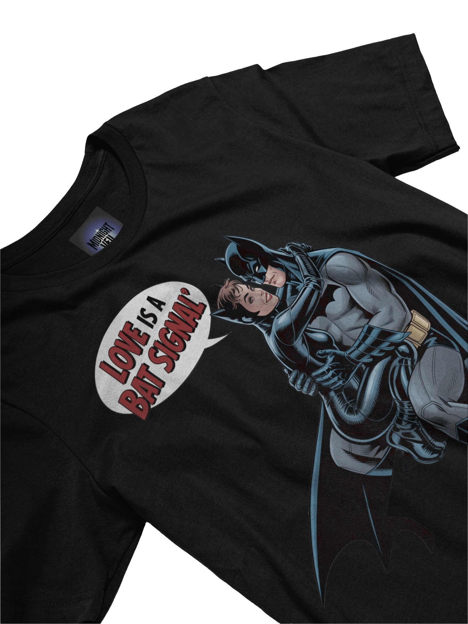 Bat Signal Bliss: Batman & Catwoman Love is a Bat Signal T-Shirt product image (5)