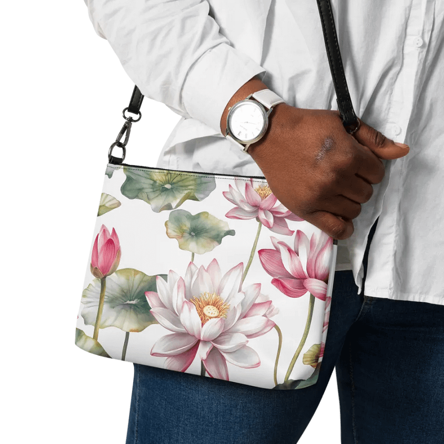 Waterlily Bloom All-Over Crossbody Bag product image (11)