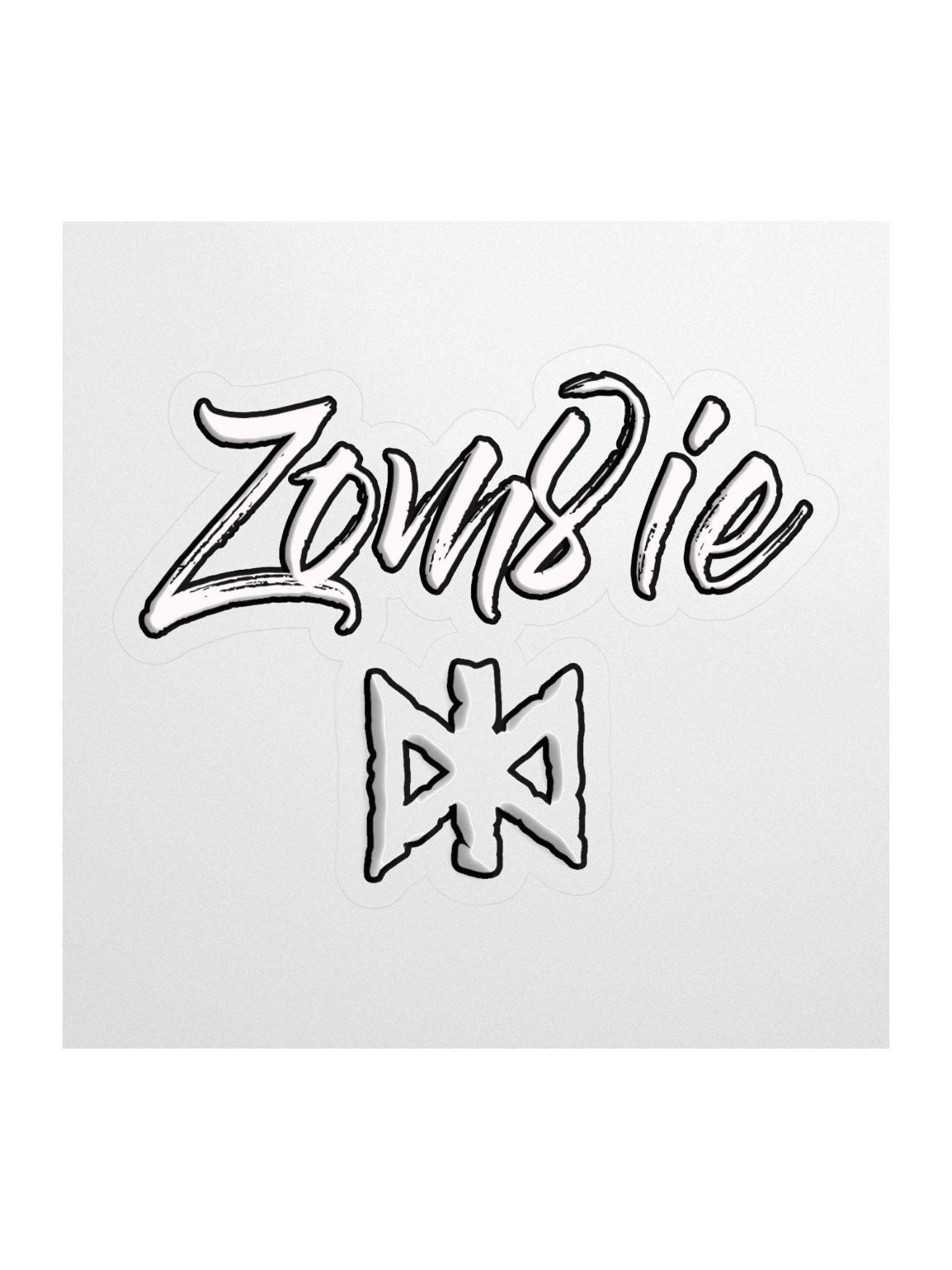 Zombie Geometric Kiss Cut Stickers product image (1)