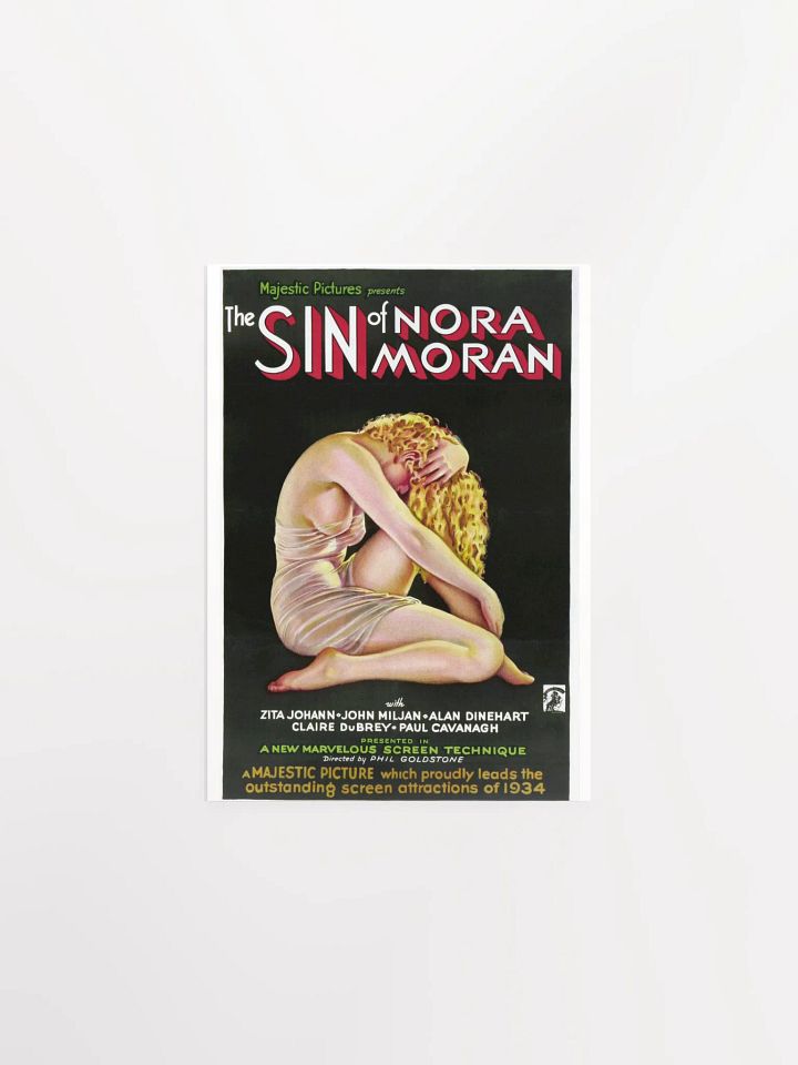 Vintage Movie Poster "The Sin of Nora Nora" product image (4)