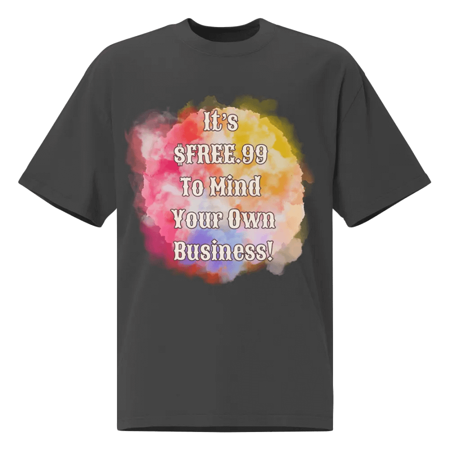 $FREE.99 Oversized T-Shirt product image (1)