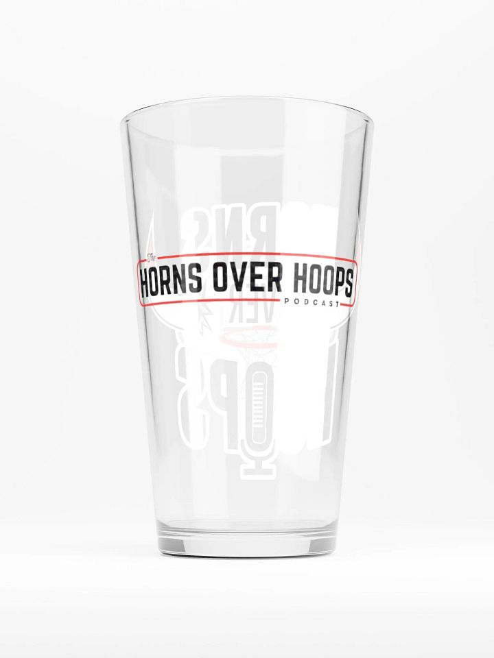 Horns Over Hoops Shaker Pint Glass product image (2)