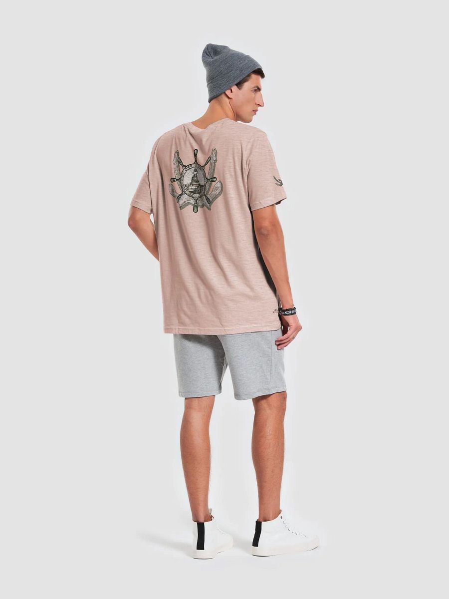 Twin anchor ship wheel & Tug CE T-Shirt product image (7)
