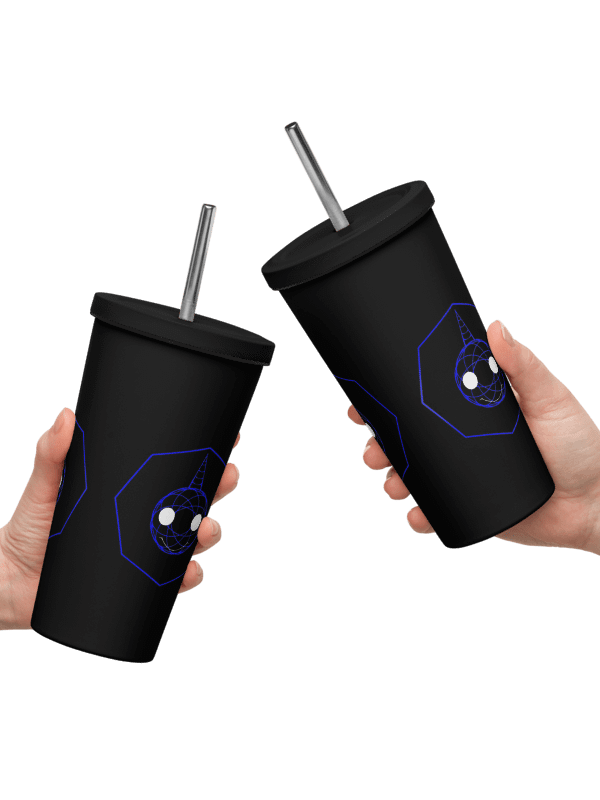 narwhal labs black steel water cup product image (6)