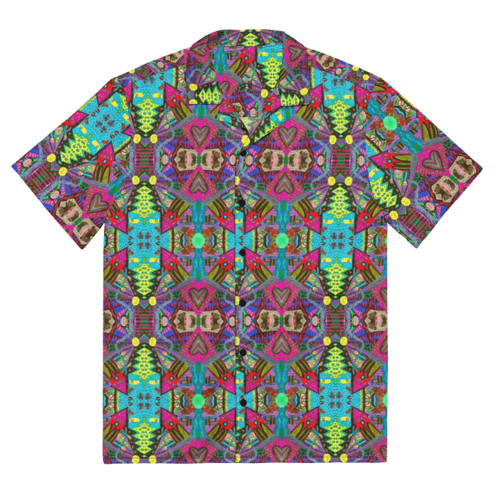 Abstract Doodle Art Tower Moment Unisex Hawaiian Shirt product image (2)