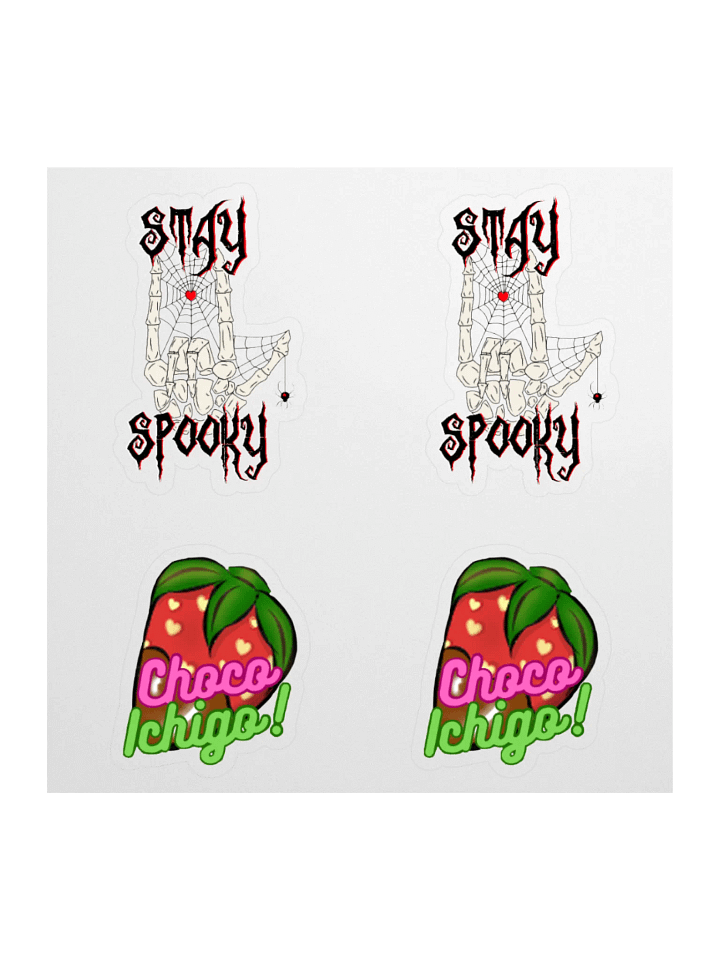 Stay Spooky! and Choco Ichigo! Kiss Cut Stickers product image (1)