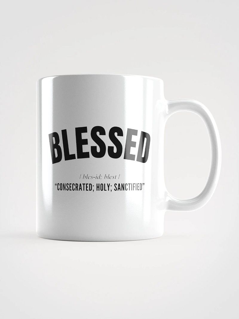 BLESSED PHONETIC MUG