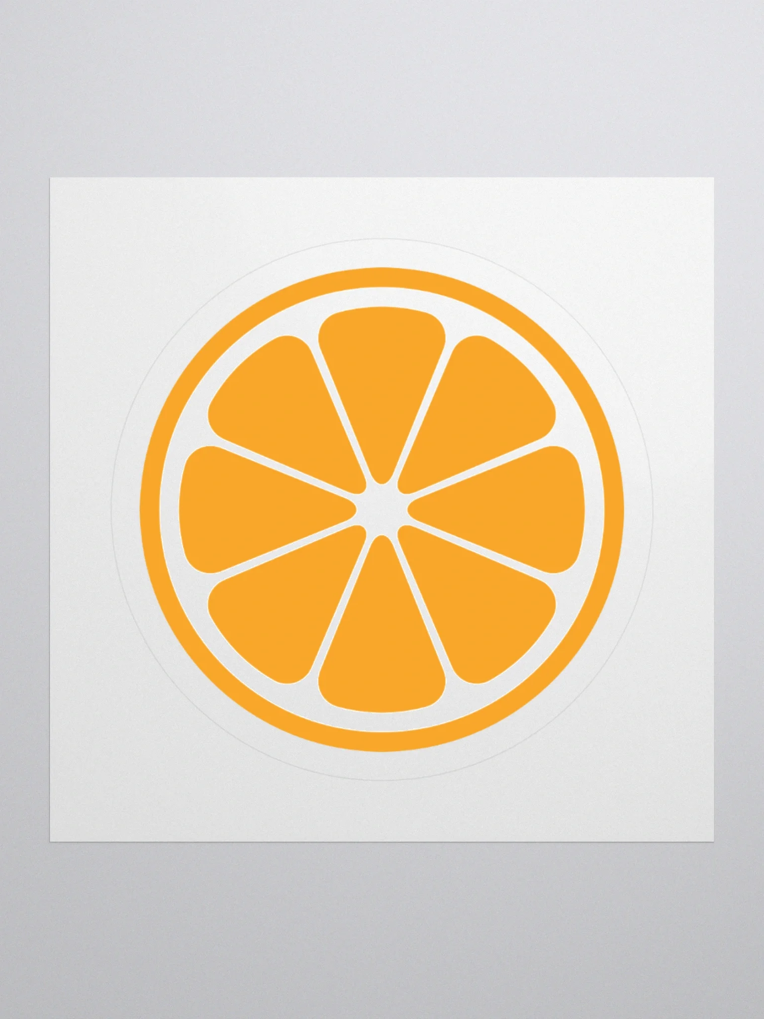 MIKAN Sticker(White×Orange) product image (2)