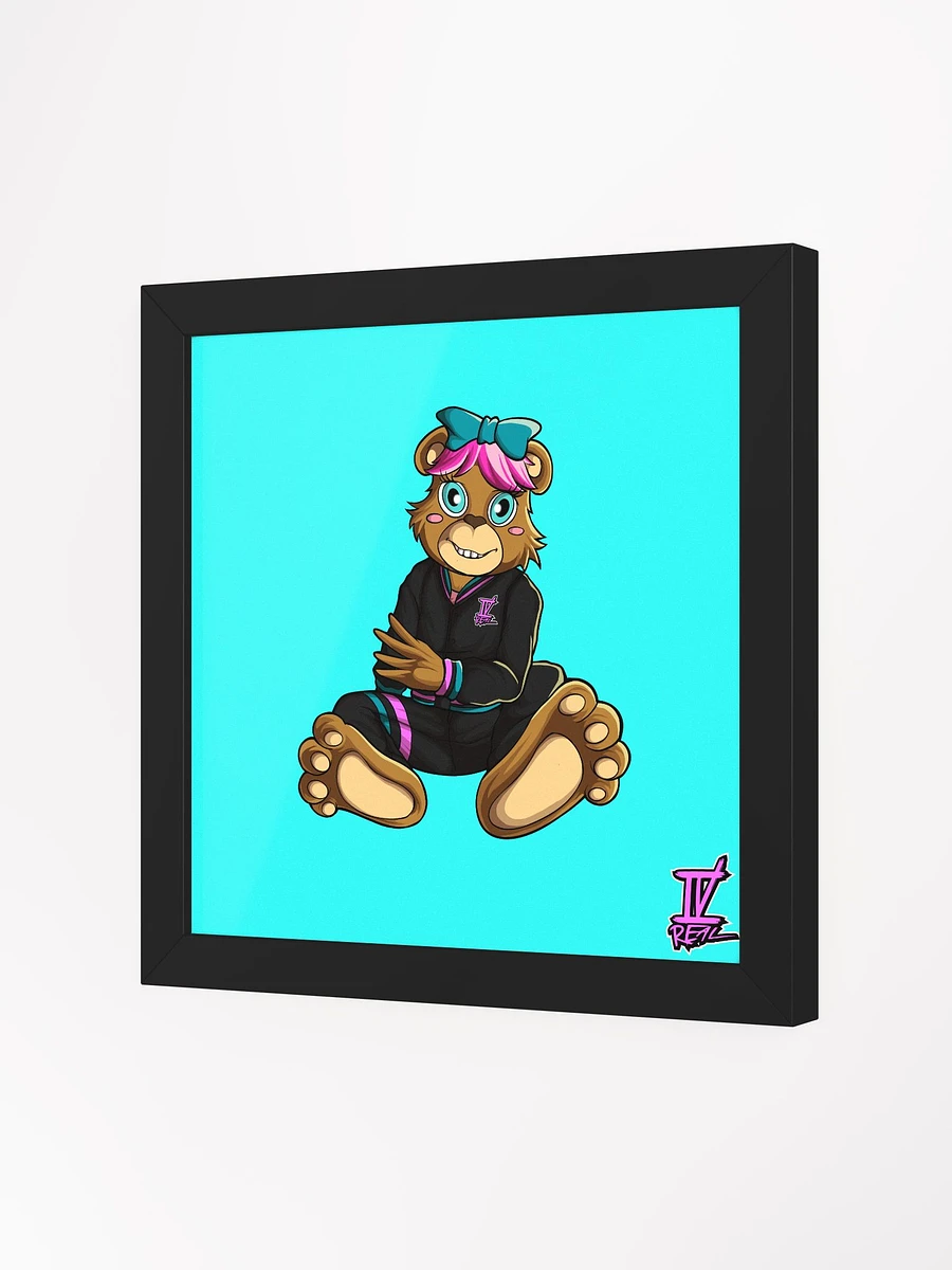 Sitting Girl Bear Poster product image (2)